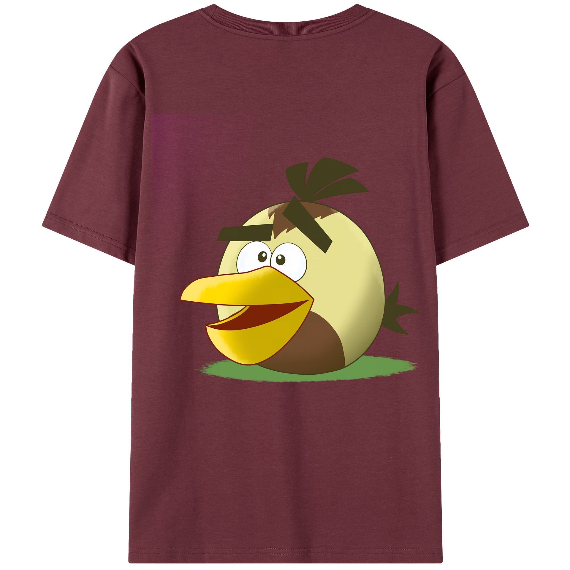 （画像用） Angry Birds アングリーバード 綿100％半袖Tシャツ（背面プリント）
